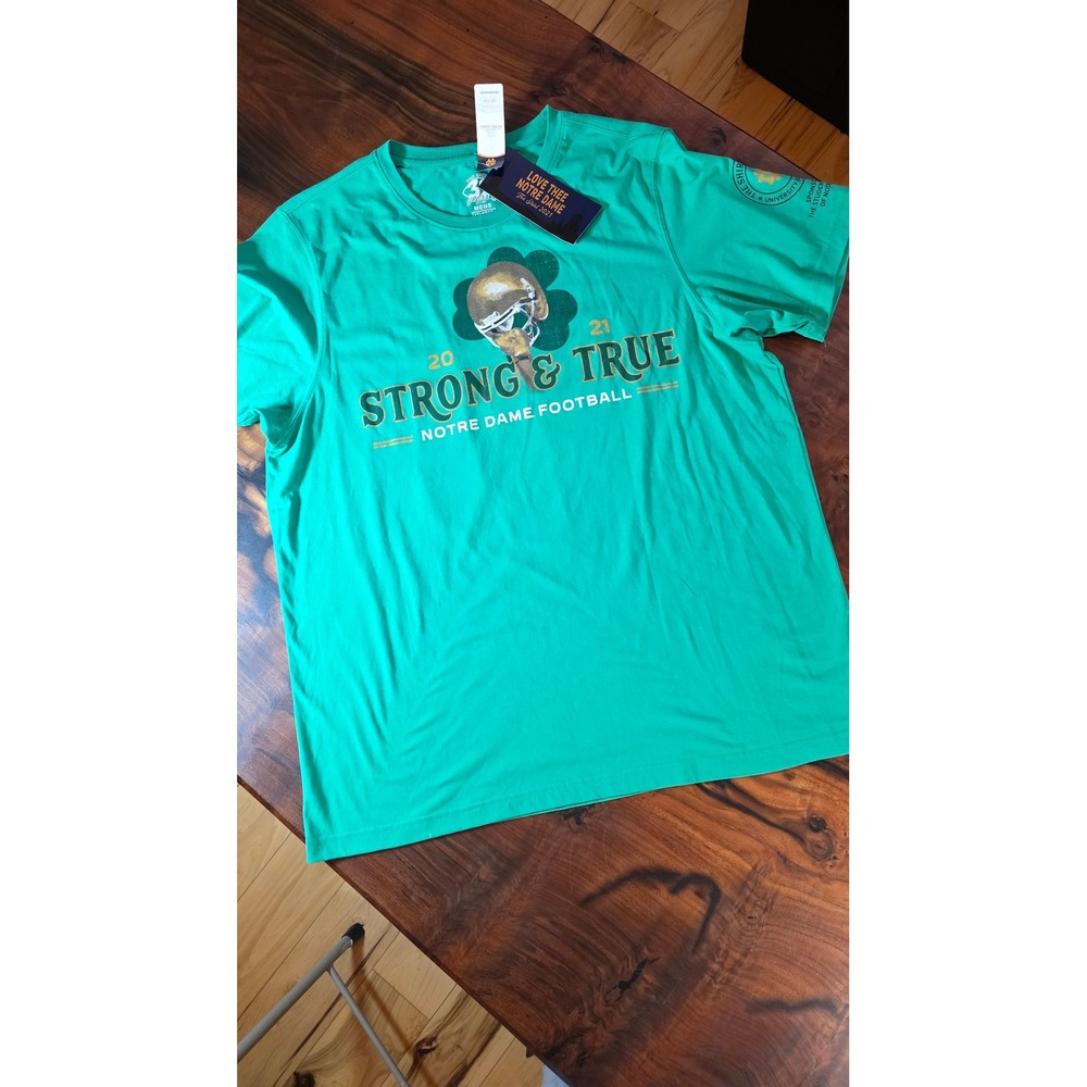Notre Dame Football The Shirt 2021 Colosseum Strong True 3XL NWT DEADSTOCK